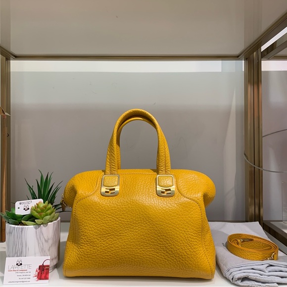 Fendi Yellow Duffle - Picture 3 of 7